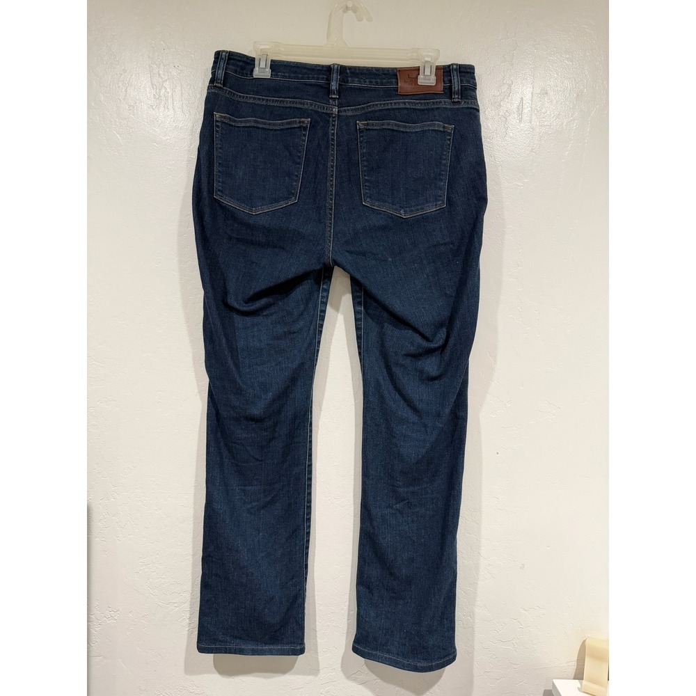 Lauren Ralph Lauren Jeans Co Womens Dark Wash Straight Leg Stretch Denim Size 10